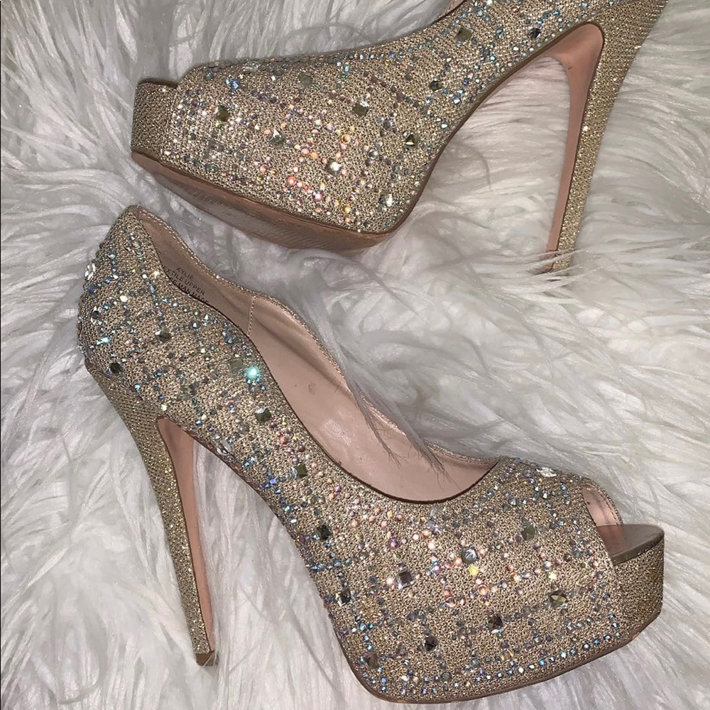 Lauren Lorraine Crystal Heel